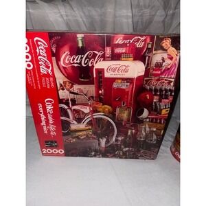 Coca-Cola Springbok 2000 Piece Jigsaw Puzzle Coke Adds Life Everything Nice New